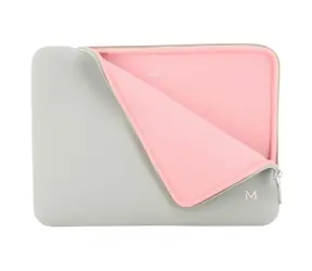 Mobilis Skin Sleeve Laptoptasche 12,5-14" - Grau & Pink