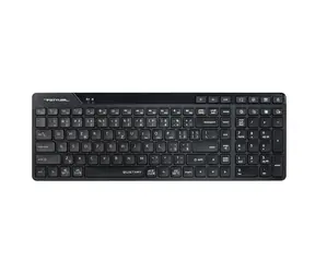 A4Tech FStyler FBK27C AS schwarz / Kabellose Tastatur / CZ -Layout / Bluetooth / 2,4GHz USB-A Nano-Empfänger 