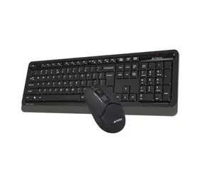A4Tech FG1012 schwarz / kabelloses Tastatur-+Maus-Set / CZ -Layout / USB-A Nano-Empfänger 2,4 GHz
