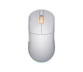 Hator HTM-731 Quasar 3 weiß / kabellose Gaming-Maus / optisch / 12000 DPI / 6 Tasten / 2,4 GHz / Bluetooth / USB