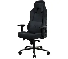 Arozzi VERNAZZA Supersoft Fabric Black / Gamingstuhl / schwarz / Stoffbezug / Tragkraft 145kg