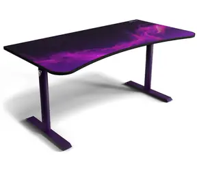 Arozzi ARENA Gaming Schreibtisch Deep Purple Galaxy / Gaming Tisch / L:160cm / B:82cm / H:71cm