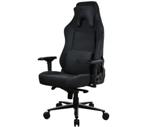 Arozzi VERNAZZA XL Supersoft Pure Black / Gamingstuhl / Stoffpolster / schwarz / Belastbarkeit 170kg