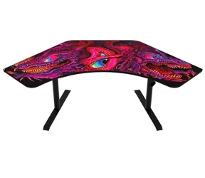 AROZZIl ARENA ANGELO Crawling Chaos / Gaming-Tisch / Ecke / Drachen-Design / L:225cm / B:102cm / H:71cm-81cm