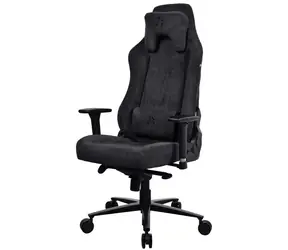 Arozzi VERNAZZA Soft Fabric Pure Black / Gaming Stuhl / Elastron-Oberfläche / Leder und Stoff / schwarz / Tragkraft 145kg