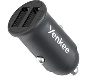 YENKEE YAC 2012 USB schwarz / Autoladegerät / 2x USB-A / max. 20 W / 4 A 