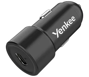 YENKEE YAC 2035 schwarz / Autoladegerät / USB-C / 20W