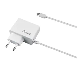 YENKEE YAC 2027WH weiß / Ladegerät / USB-C / 2A / 10W / 1,3m