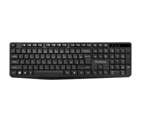 YENKEE YKB 2020CS WL Prime schwarz / kabellose Tastatur / 2,4 GHz / 1x AAA