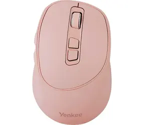 YENKEE YMS 2080PK WL SLIDER pink / kabellose optische Maus / 2400 DPI / 6 Tasten / 2,4 GHz / USB-C
