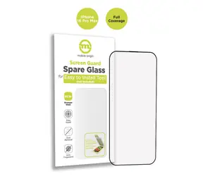 Mobile Origin Screen Guard Spare Glass Full Coverage für Apple iPhone 16 Pro Max / Ersatzglas für Montageset