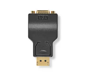 Nedis DisplayPort-Adapter (M) - VGA-Ausgang schwarz / vergoldet