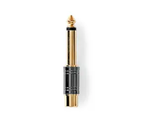 Nedis Mono-Audio-Adapter Klinke 6,35 mm (M) - Cinch (F) / vergoldet 
