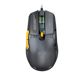 YENKEE YMS 3600BK MARKSMAN USB schwarz / optische Gaming-Maus / 12400 DPI / 6 Tasten / USB-A/C / 1,8 m 