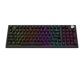 YENKEE YKB 3510US APEX schwarz / Gaming-Tastatur / mechanisch / Outemu Red / RNBW / USB-C / 1,8 m / US-Layout