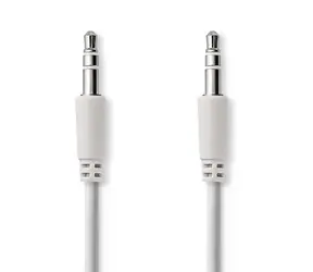 Nedis Stereo-Audiokabel 3,5 mm Klinke (M) - 3,5 mm Klinke (M) 1,00 m Weiß