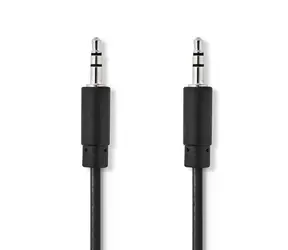 Nedis Stereo-Audiokabel 3,5 mm Klinke (M) - 3,5 mm Klinke (M) 5,00 m Schwarz