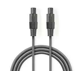 Nedis Lautsprecherkabel Lautsprecher (M) - Lautsprecher (M) 10,0 m dunkelgrau  