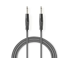 Nedis Mono-Audiokabel Klinke 6,35 mm (M) - Klinke 6,35 mm (M) 3,00 m