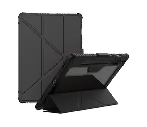 Nillkin Bumper PRO Schutzhülle mit Standfunktion, mehrere Winkel, für Samsung Galaxy Tab S9/S10 FE, Schwarz
