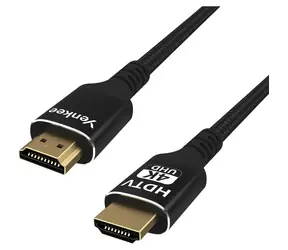 YENKEE YCH 115 Kabel HDMI 2.0 (M) - HDMI 2.0 (M) 1,5m schwarz / 4K/60Hz  