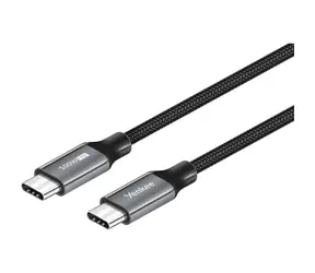 YENKEE YCU 323 BK Kabel USB-C 3.1 Gen 2 (M) - USB-C 3.1 Gen.2 (M) 1,5 m schwarz / bis zu 100W