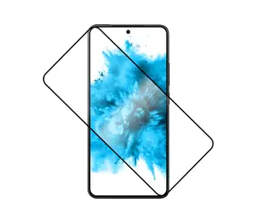FIXED Full-Cover Displayschutz aus gehärtetem Glas für POCO F7 Pro, Schwarz