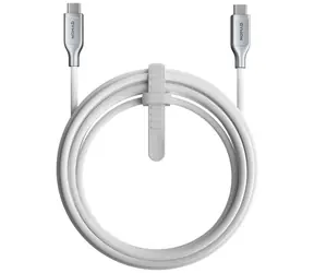Nomad Kevlar-geflochtenes Kabel USB-C (M) - USB-C (M) 240 W 3,0 m weiß