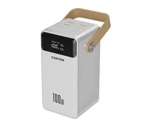 Canyon CNS-CPB610W weiß / Powerbank / 60000mAh / PD 100W / 3x USB-A / 4X USB-C