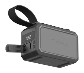 Sandberg Survivor Powerbank schwarz / 40000 mAh / PD 100W / Taschenlampe / 2x USB-C & 1x USB-A