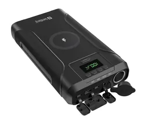 Sandberg Survivor Powerbank 7in1 schwarz / 76800mAh / PD 100W / Taschenlampe / 2x USB-C & 1x USB-A & 1x DC