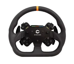 Simucube Valo GT-23 Kabelloses Leder-Gaming-Lenkrad mit 320 mm Durchmesser schwarz