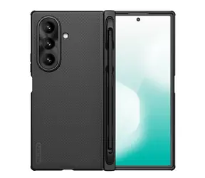Nillkin Super Frosted FOLD Magnetische Stiftschlitz-Rückseite für Samsung Galaxy Z Fold 7 Schwarz