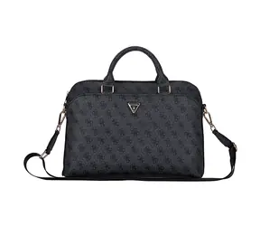Guess PU 4G Triangle Logo Laptoptasche 13/14/15" Schwarz