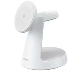 Anker MagGo B25M4 Wireless Charger 3in1 weiß / USB-C / 15W 