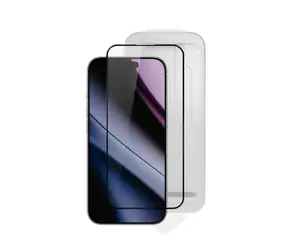Epico Hero Glass 3D DF für iPhone 16 Pro/17 Ultrabreite Abdeckung mit staubdichtem Ein-Schritt-Applikator