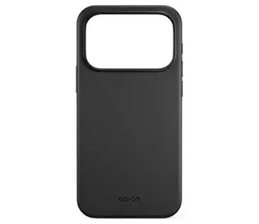 Epico Leather Pro Mag+ Case Cover für iPhone 17 Pro Max Qi2 & MagSafe kompatibel schwarz