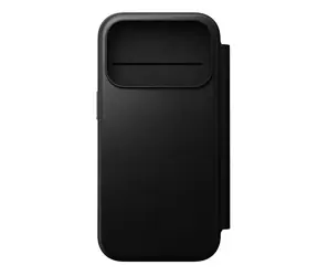 Nomad Modern Leather Folio Case für Apple iPhone 17 Pro Schwarz