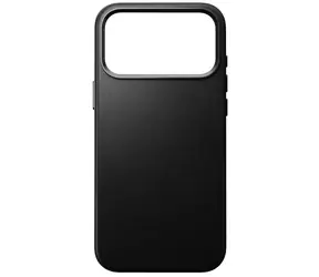 Nomad Traditional Ledertasche für Apple iPhone 17 Pro Max schwarz