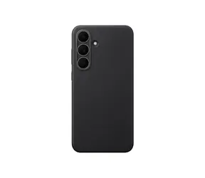 Samsung Vegan Leather Schutzhülle S25 FE Schwarz