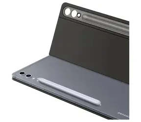 Samsung Book Cover Keyboard Slim für Galaxy Tab S10+/S9+, schwarz, deutsche Tastaturbeschriftung