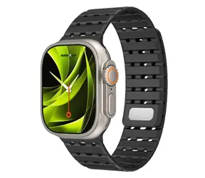 Mobile Origin Magnetarmband für Apple Watch 49 mm/46 mm/45 mm/44 mm schwarz
