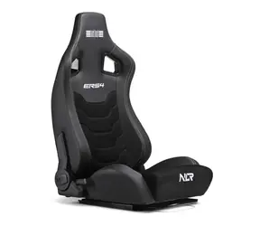 Next Level Racing ERS4 Elite Liegesitz / PU-Leder & Wildleder Edition / Gaming-Sitz / max. Tragkraft 150kg 