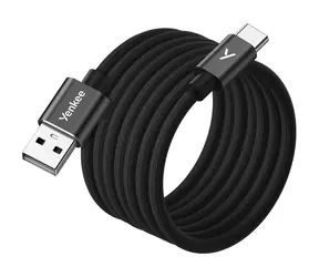 YENKEE YCU MAGNETIC 04 Kabel USB-A (M) - USB-C (M) 1,5 m schwarz / 18 W / 480 Mb/s