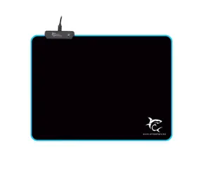 White Shark LED LUMINOUS L schwarz / Mauspad / 350 x 250mm