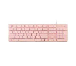 White Shark GK-003441 TACHI pink / Gaming-Folientastatur / US-Layout / USB / LED