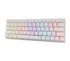 White Shark GK-002211V2 WAKIZASHI 2 weiß / mechanische Gaming-Tastatur / US-Layout / USB / LED