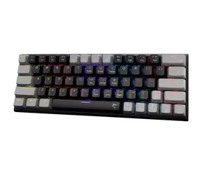 White Shark GK-002111V2 WAKIZASHI 2 schwarz-grau / mechanische Gaming-Tastatur / US-Layout / USB / LED