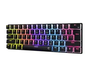 White Shark ASHIKO 2 Black schwarz / mechanische Gaming-Tastatur / US-Layout / rote Schalter / USB / LED
