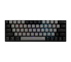 White Shark GK-002721V2 WAKIZASHI 2 grau-schwarz / mechanische Gaming-Tastatur / US-Layout / blaue Schalter / USB / LED